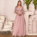 Elegant Party Dresses for Women Luxury Evening Dress Elegant Long Wedding Guest Dress Dresses Robe Prom Customized Pink