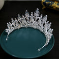 Bridal Tiaras Hair Accessories Luxury Full Zircon Wedding Crowns Diadem Headdress Baroque Brides Party Tiara Crown For Women