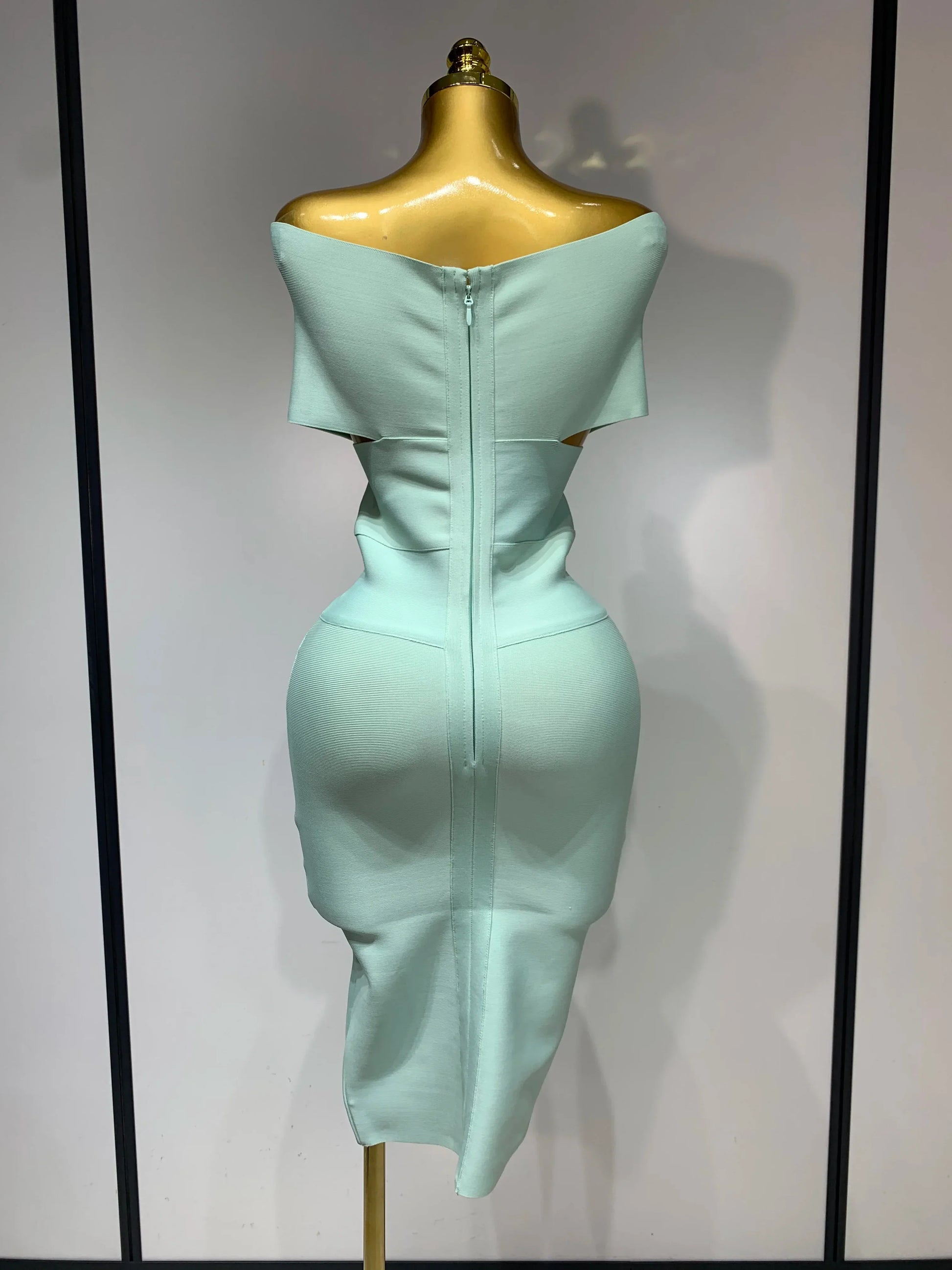 Women Bodycon Sexy Off The Shoulder Bandage Dress Club Dress Midi Celebrity Elegant Party Luxury Birthday Dress