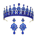 Baroque Crowns For Queen Women Crystal Princess Bridal Tiara Crown Wedding Hair Accessories Pageant Prom Hair Jewelry Headdress as picture 2