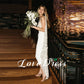 Wedding Pants Dress Sets Open Back Sexy One Shoulder Lace Appliques Illusion Jumpsuit Gown Formal Bridal Outfits For Woman