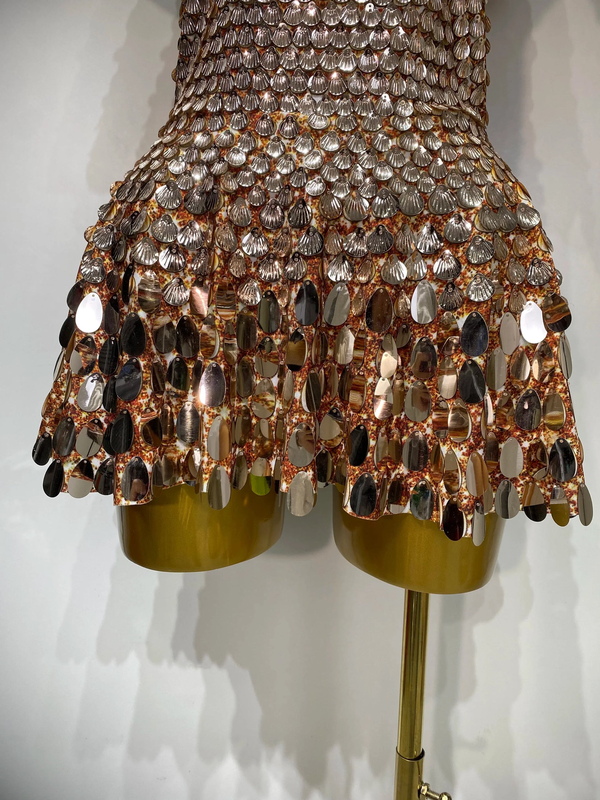 Sparkly Sequins Luxury Birthday Party Gown Short Dress Dancer Stage Performance Wear Women Sexy Nightclub Dress Festival Outfit