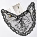 Black Lace Mantilla Veil For Church Spanish Head Covering Shawl For Women White Catholic Chapels Veils For Wedding Bridal Veils