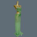 Elegant Crystal Party Evening Gown Cocktail Long Dress Dinner Gown Women Costume Sexy Sparkly Rhinestone Club Party Dress Xigua