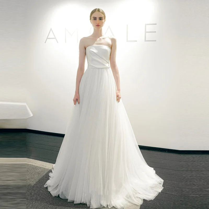 Wedding Dresses Ball Gown Elegant Woman Dress for Party Dresses Women Evening Dress Robe Soiree Formal Prom Occasion Customized Ivory