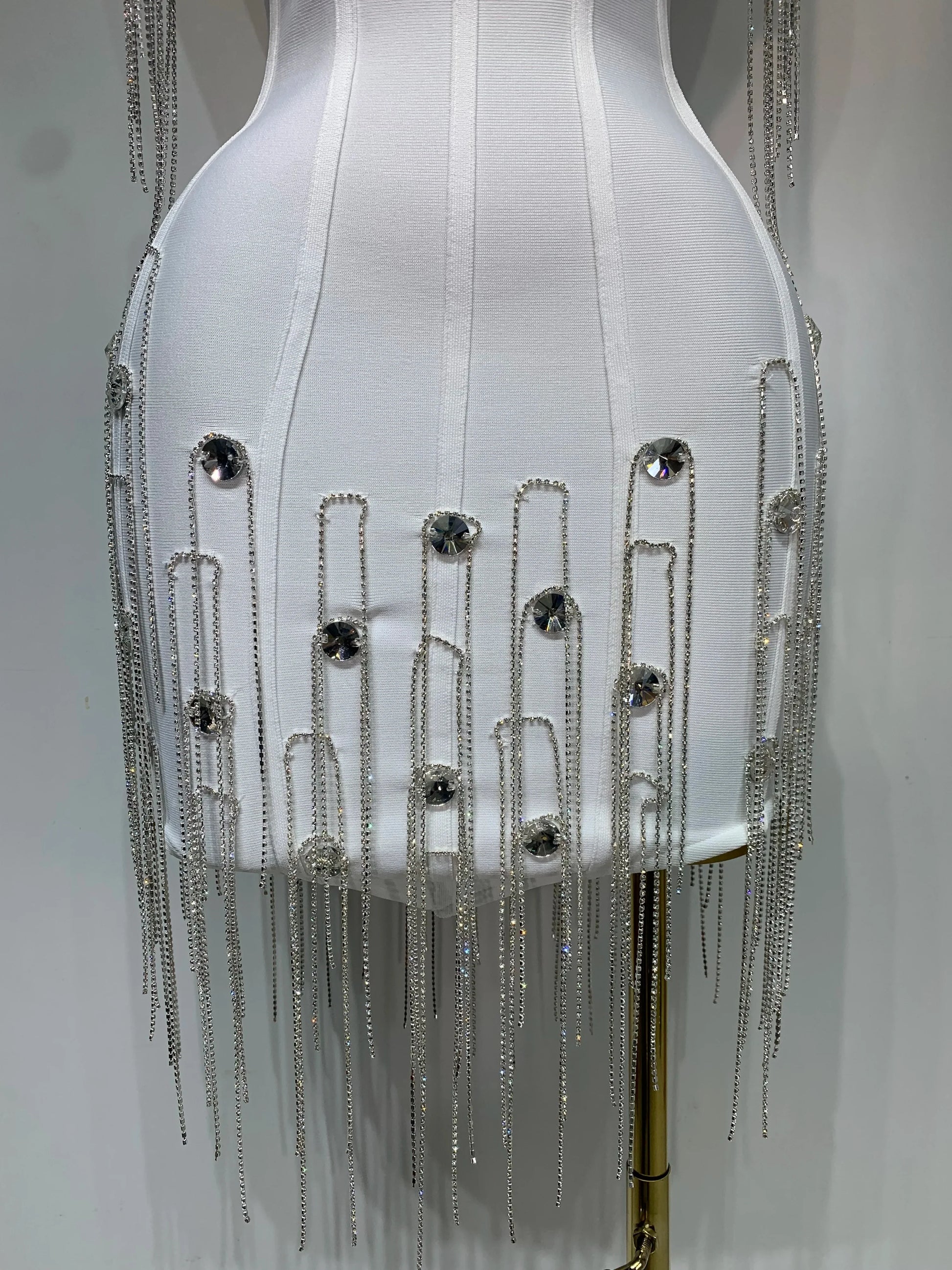 Women Sexy Backless Spaghetti Strap Bodycon Sleeveless Bandage Dress Elegant Prom Gown Club Evening Party Birthday Dresses