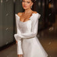 Pakaian Pesta Perkahwinan A-Line pendek dari bahu Bunga 3D Brides Gaun Pakaian Lengan Panjang Pakaian Koktel untuk Wanita Prom Gaun