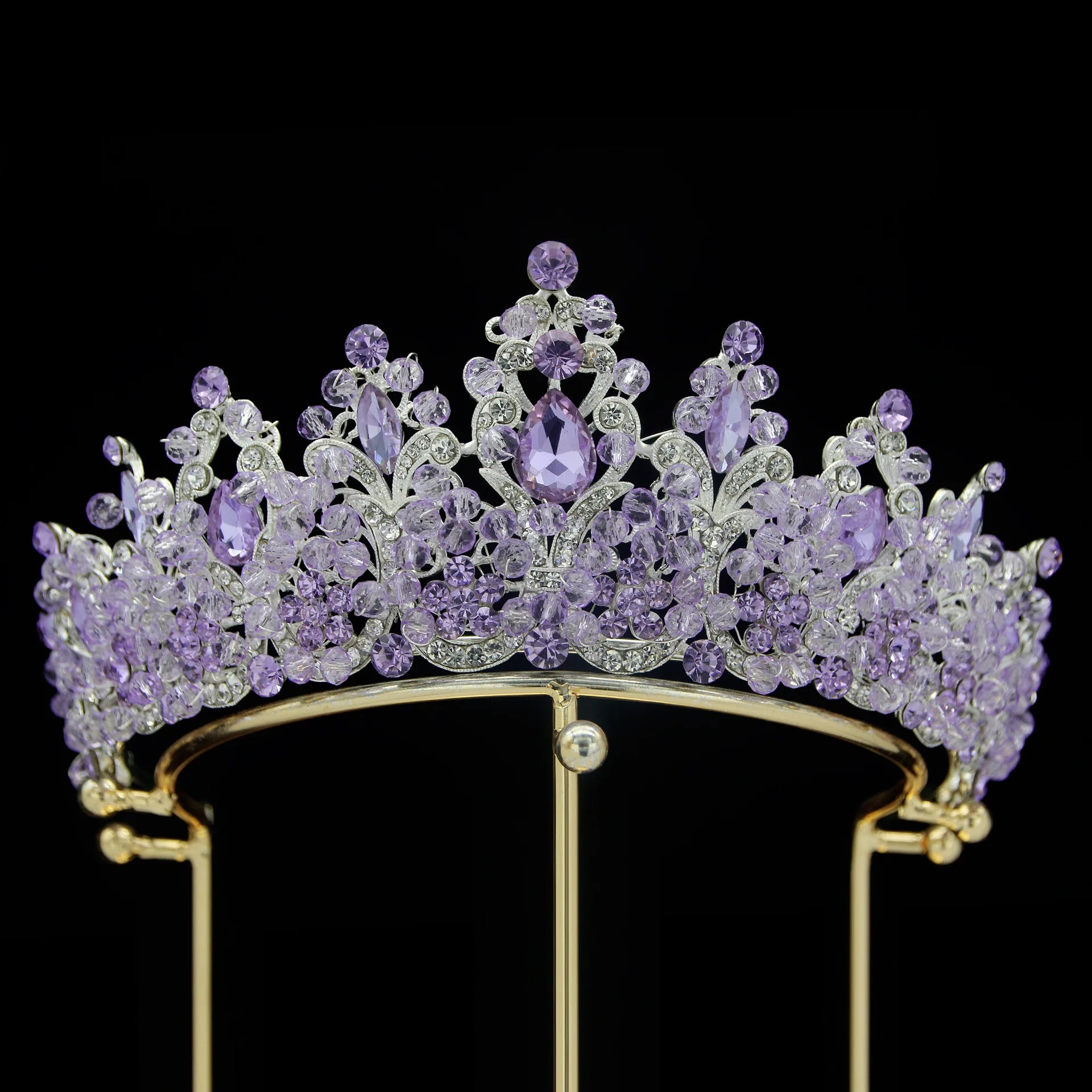 Crystal Queen Crowns For Women Princess Bridal Tiara Crown For Wedding Pageant Headpieces Bride Party Prom Hair Jewelry Diadem as picture 3