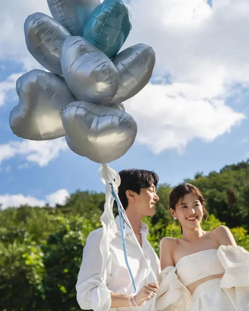 Simple fuera del hombro vestido de novia de Corea sin tirantes 2 uds una línea vestido de novia hasta el suelo vestidos de novia 웨딩드레스 con guantes