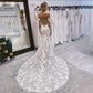 Off The Shoulder Lace Mermaid Long Sleeves Wedding Dress Sweetheart Embroidery Backless Women Bridal Gowns Vestido De Noiva