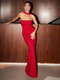 Sexy Women Maxi Dress Fashion Slips Sleeveless Bodycon Off Back Long Bandage Dress Celebrity Cocktail Evening Party Vestido