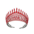 Baroque Queen Crowns For Women Crystal Bridal Tiara Crown For Wedding Pageant Bride Headpiece Party Prom Hair Jewelry Headdress as picture 3