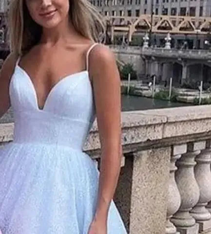 Long Evening Dresses Elegant Glitter Bling Formal Party Prom Gowns Sweetheart Spaghetti Strap Sleeveless Backless Women