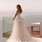 Strapless Wedding Dress A Line Sweetheart Neck Bridal Dresses Vintage Lace Wedding Gowns