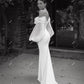 Gaun Pengantin Putri Duyung Untuk Wanita Di luar bahu lengan puff gaun pesta pengantin свадебное платьental vestidos novias boda