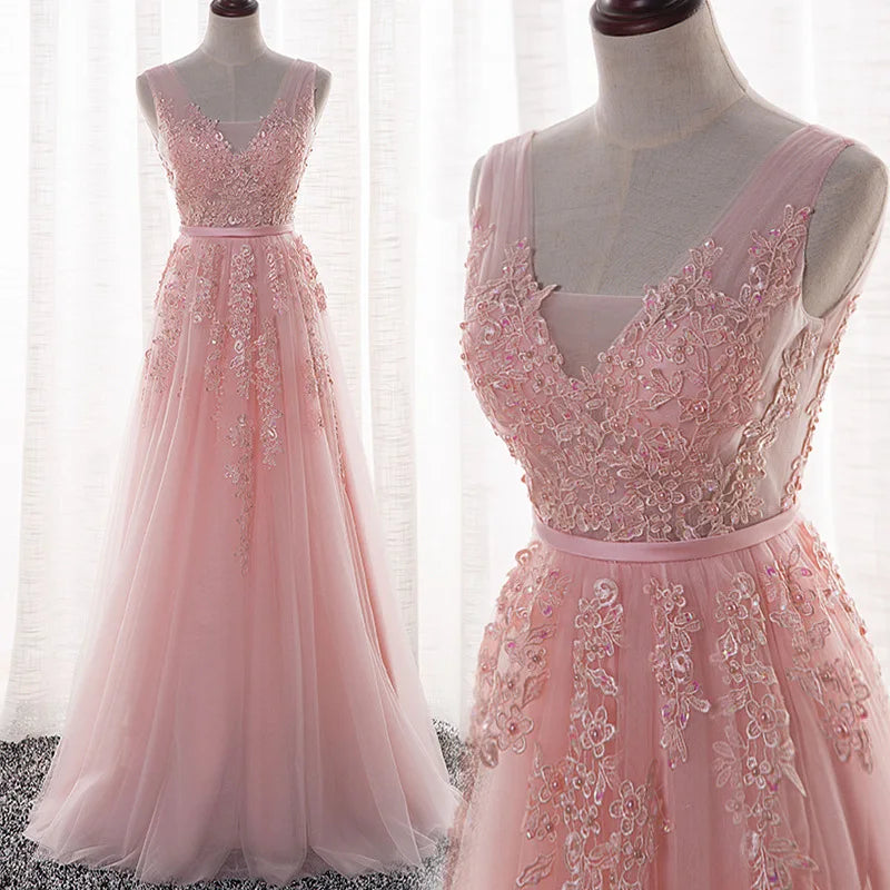 Robe longue en mousseline de soie et dentelle pour femmes, tenue de soirée de mariage, Maxi, Sexy, élégante, demoiselle d'honneur, invitée de soirée, été