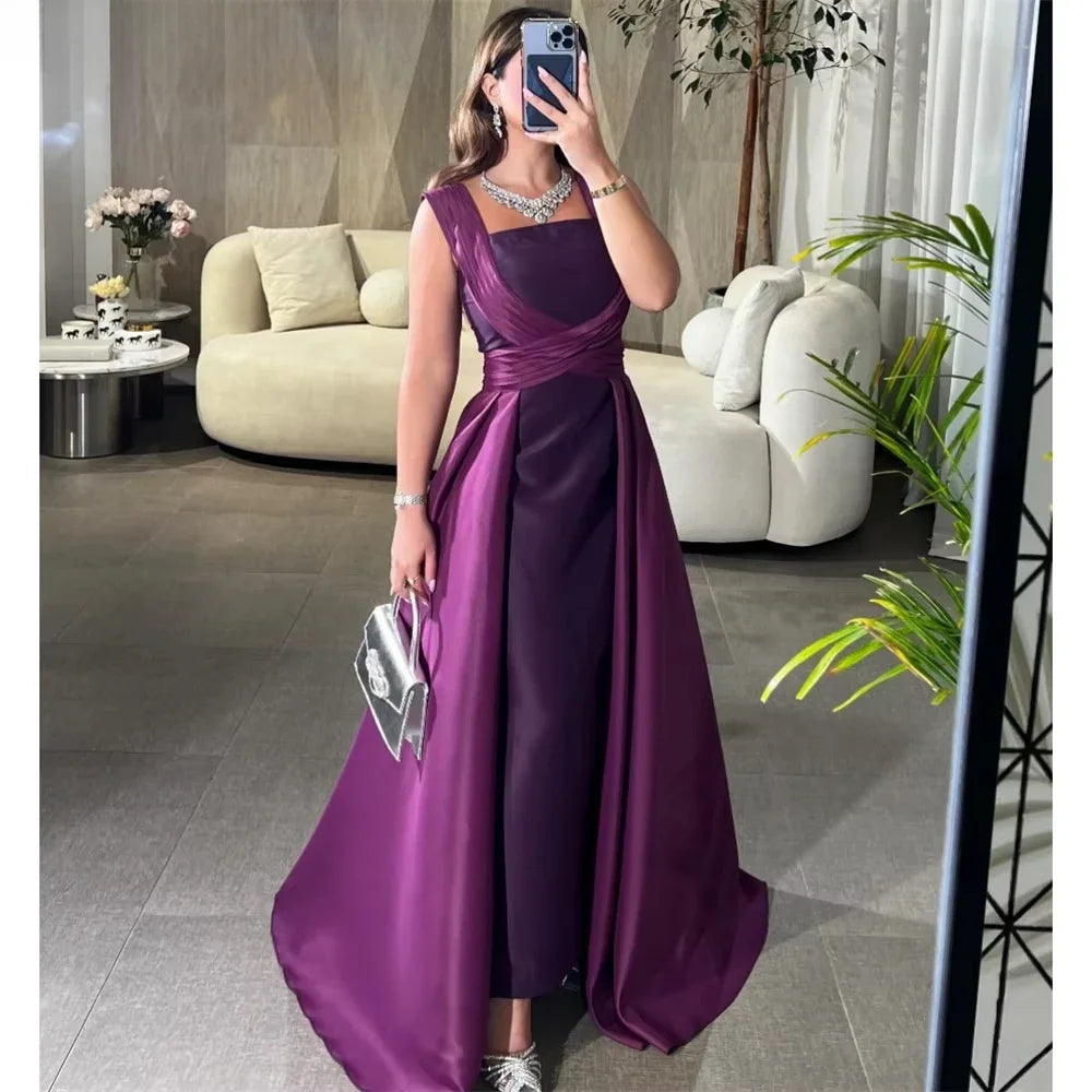 Prom Party Cocktail Evening Dresses Ball Gowns Sexy Dress for Women Simple and Elegant Formal Dress Wedding Woman Customized as pic