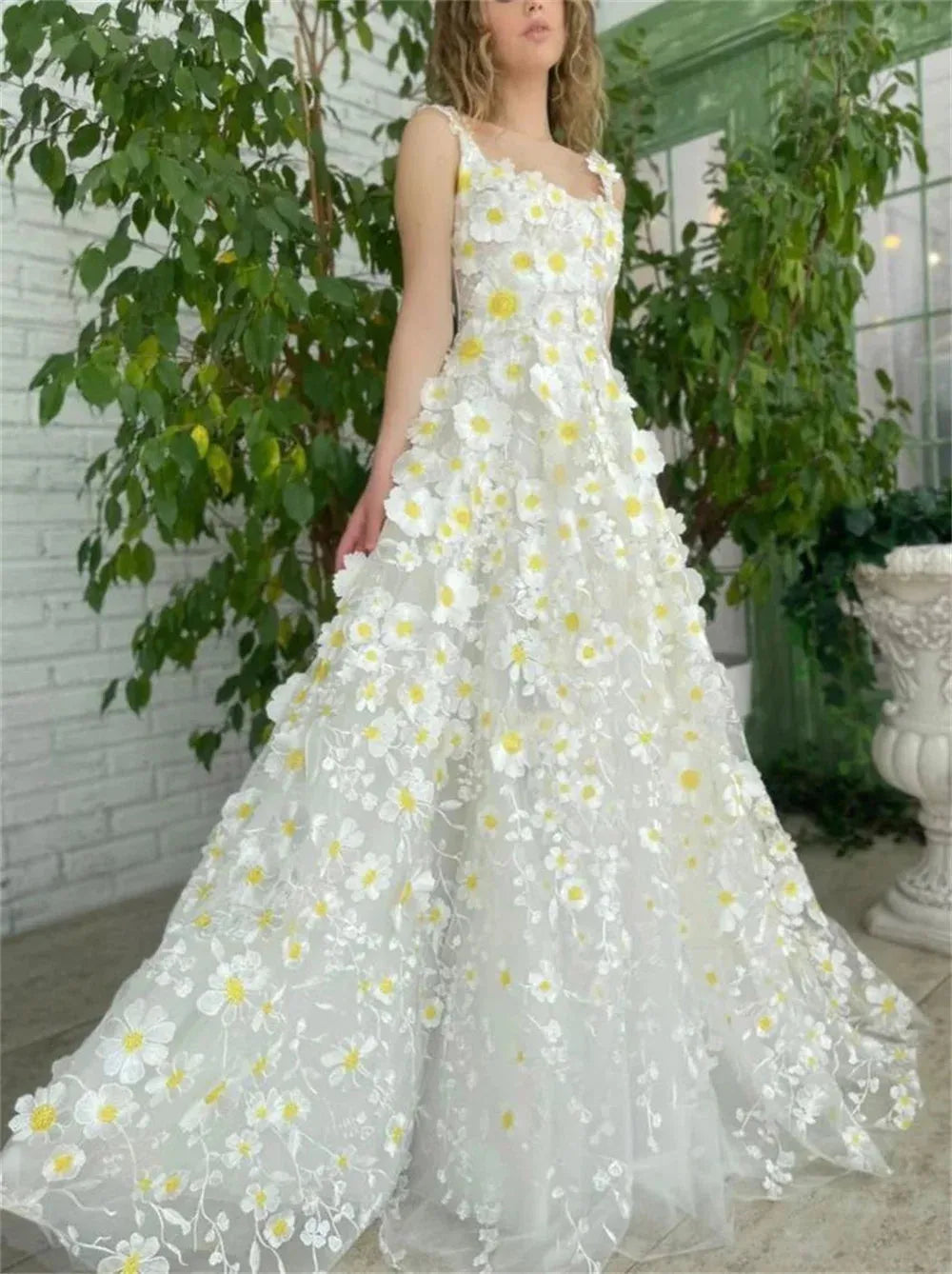 Prom Dresses Spaghetti Strap A-line فساتين السهرة Elegant Sleeveless Sweep Train Sweetheart vestidos verano moda as pic