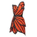 Luxury Dress For Women Beautiful Butterfly Shape Design Sequins Mini Celebrity Party Vestido New Trendy As picture