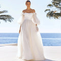 Women's Evening Dress Luxury Long Party Dresses Woman for Weddings Robe Prom Gown Elegant Gowns Formal Customized New WHITE