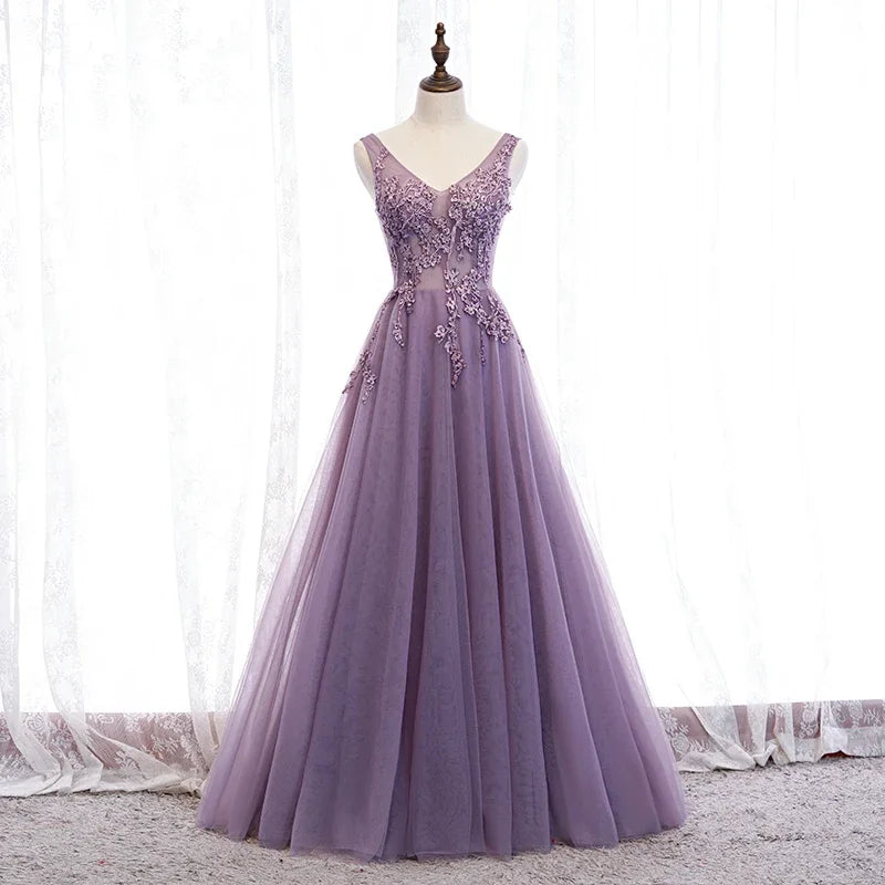 Prom Party Homecoming Cocktail Evening Ball Gowns Formal Dress Women Elegant Luxury Evening Dress Dresses Gala Customized PURPLE