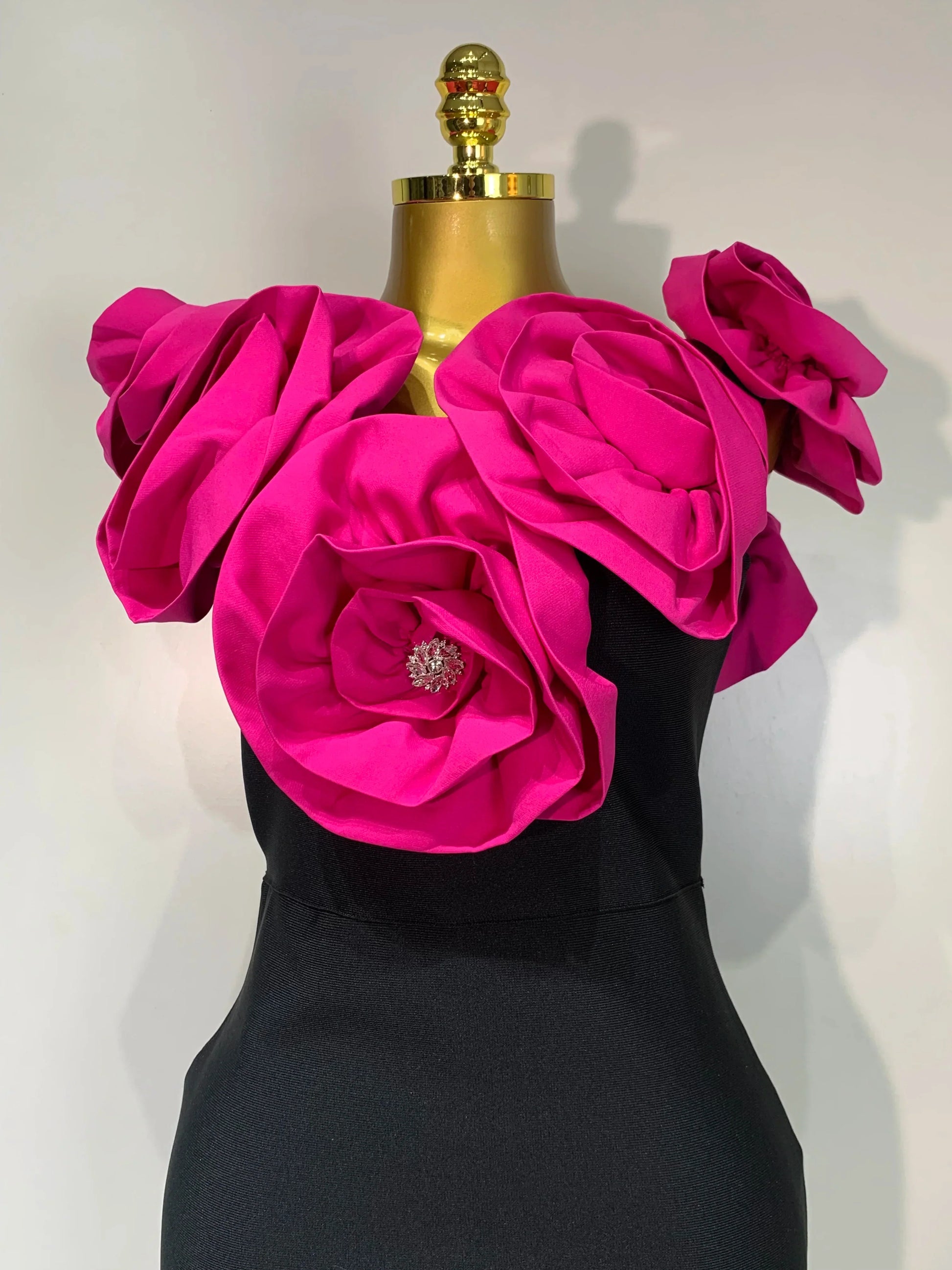 Women Sexy Off Shoulder Flower Diamonds Bodycon Bandage Dress Celebrity Elegant Evening Luxury Birthday Party Dresses