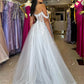 Gaun Perkahwinan A-Line Kekasih Appliques Tulle Brides Party Gowns For Women Bridals Long Evening Dresses Bespoke