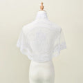 Black Lace Mantilla Veil For Church Spanish Head Covering Shawl For Women White Catholic Chapels Veils For Wedding Bridal Veils