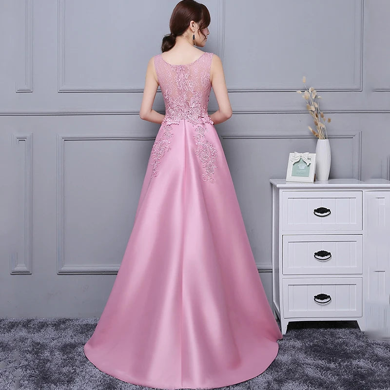 Elegant Satin Bridesmaid Dresses for Women Summer Sexy High/Low Prom Cocktail Evening Party Mini Dress Slim Formal vestido