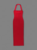 Sexy Women Maxi Dress Fashion Slips Sleeveless Bodycon Off Back Long Bandage Dress Celebrity Cocktail Evening Party Vestido