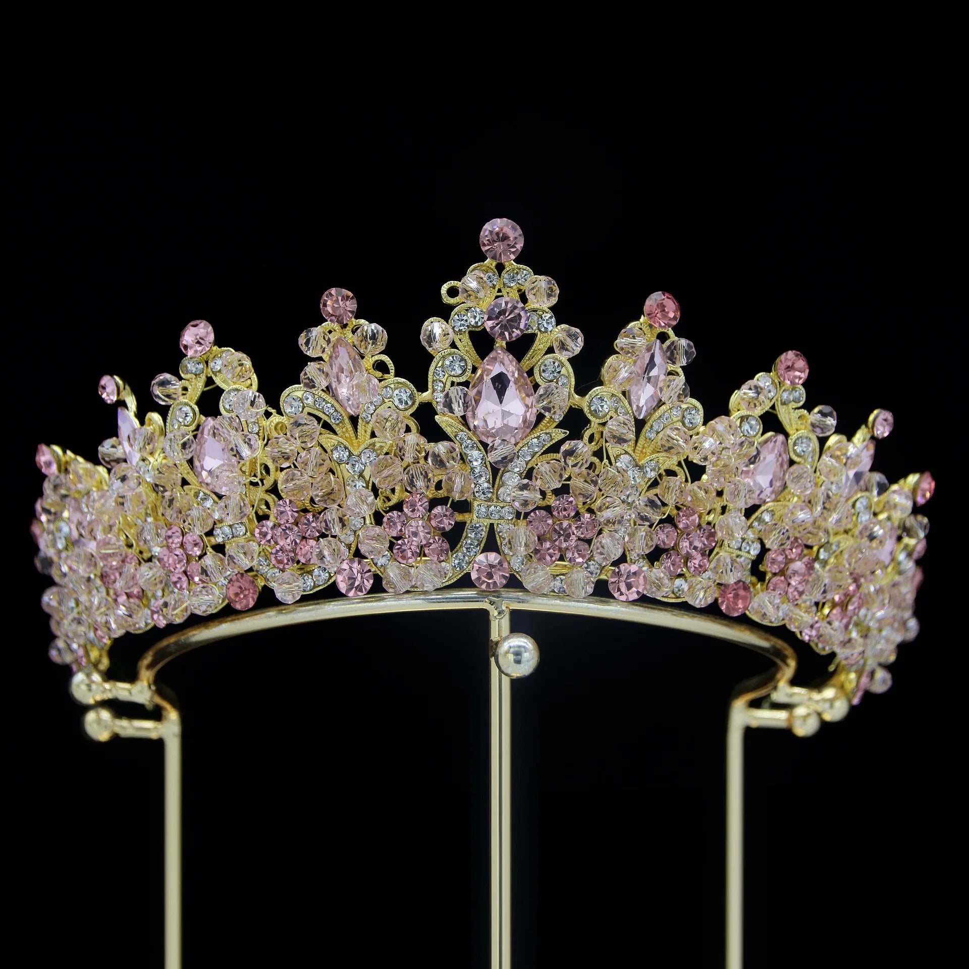 Crystal Queen Crowns For Women Princess Bridal Tiara Crown For Wedding Pageant Headpieces Bride Party Prom Hair Jewelry Diadem as picture 4