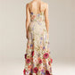 3D Lace Embroidery Prom Dress Sexy Spaghetti Strap Tulle A-line Vestidos De Fiesta Elegant Sleeveless Party Dress