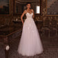 Elegant A-Line Wedding Dresses Women Sweetheart Appliques Tulle Bridal Dress Formal Wedding Ball Prom Gowns Customized