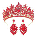 Baroque Queen Crowns For Women Crystal Bridal Tiara Crown For Wedding Bride Pageant Diadem Party Prom Hair Jewelry Headdress as picture 4