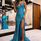 Spaghetti Strap Prom Dresses Tulle Mermaid Backless فساتين السهرة Elegant Sleeveless Floor-Length vestidos verano moda