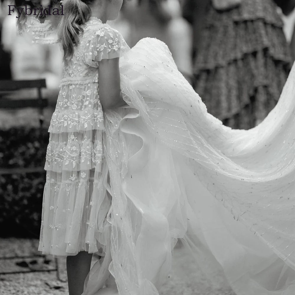 Glitzer Schatz Hochzeitskleid Spaghetti -Träger eine Linie Chic bodenlange Brautkleid Robe de Mariee Vestios de Novia Anpassung