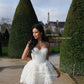Scintilla sexy mini abiti da sposa a-line 3d flowers paiugne da sposa corta abiti da sposa vestidos de nolia personalizzato made