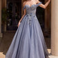 Off Shoulder A-line Tulle Fabric Prom Dress 3D Lace Embroidery Vestidos De Novia Elegant Heart Shaped Neck robes de soirée