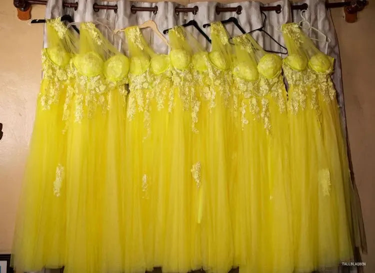 Tulle Formal Prom Gown Long Sheer Boning Bodice One Shoulder Floral Applique Skirt Leg Slit Prom Formal Gala Dress Evening Party