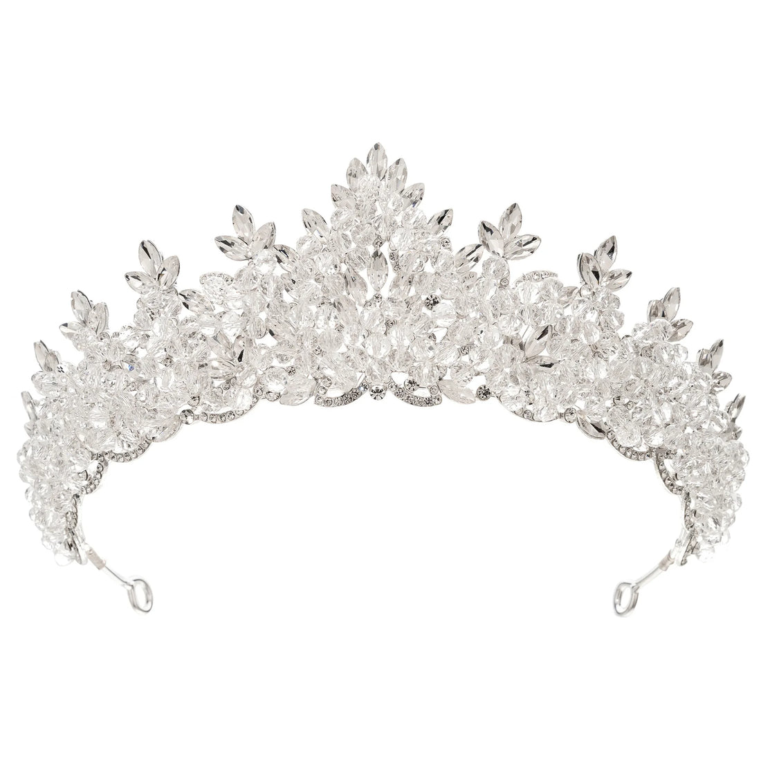 Luxury Princess Crowns For Women Crystal Queen Bridal Tiara Crown For Wedding Bride Headpiece Party Prom Hair Jewelry Diadem as picture