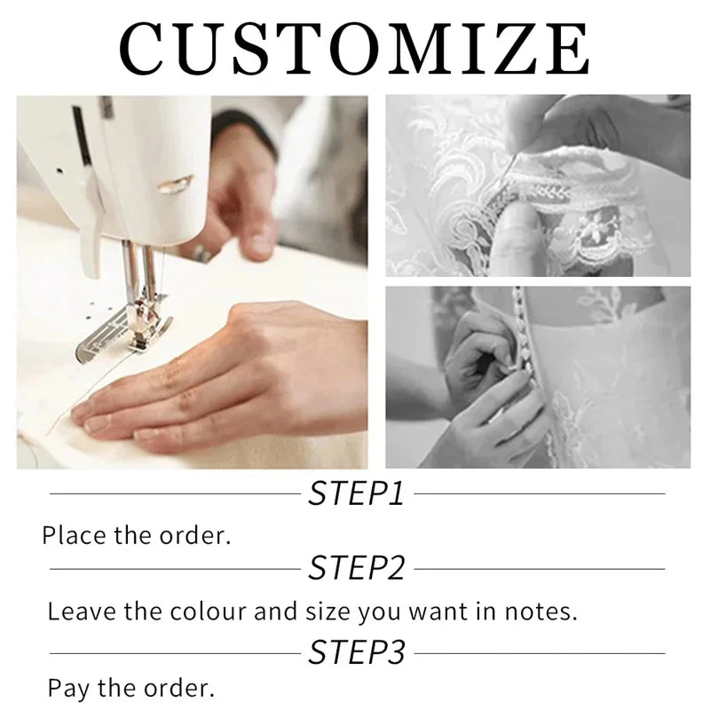 Elegant Dresses for Women Evening Dress Luxury Robe Prom Gown Formal Party Long Customized Occasion Wedding Women's custom colors
