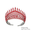 Baroque Queen Crowns For Women Crystal Bridal Tiara Crown For Wedding Pageant Bride Headpiece Party Prom Hair Jewelry Headdress