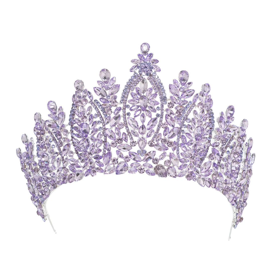 Crystal Wedding Crowns For Queens Princess Large Bridal Tiara Crown For Pageant Miss Universe Wedding Hair Jewelry Headdress