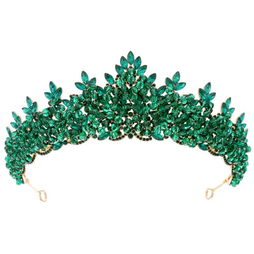 Luxury Princess Crowns For Women Crystal Queen Bridal Tiara Crown For Wedding Bride Headpiece Party Prom Hair Jewelry Diadem as picture
