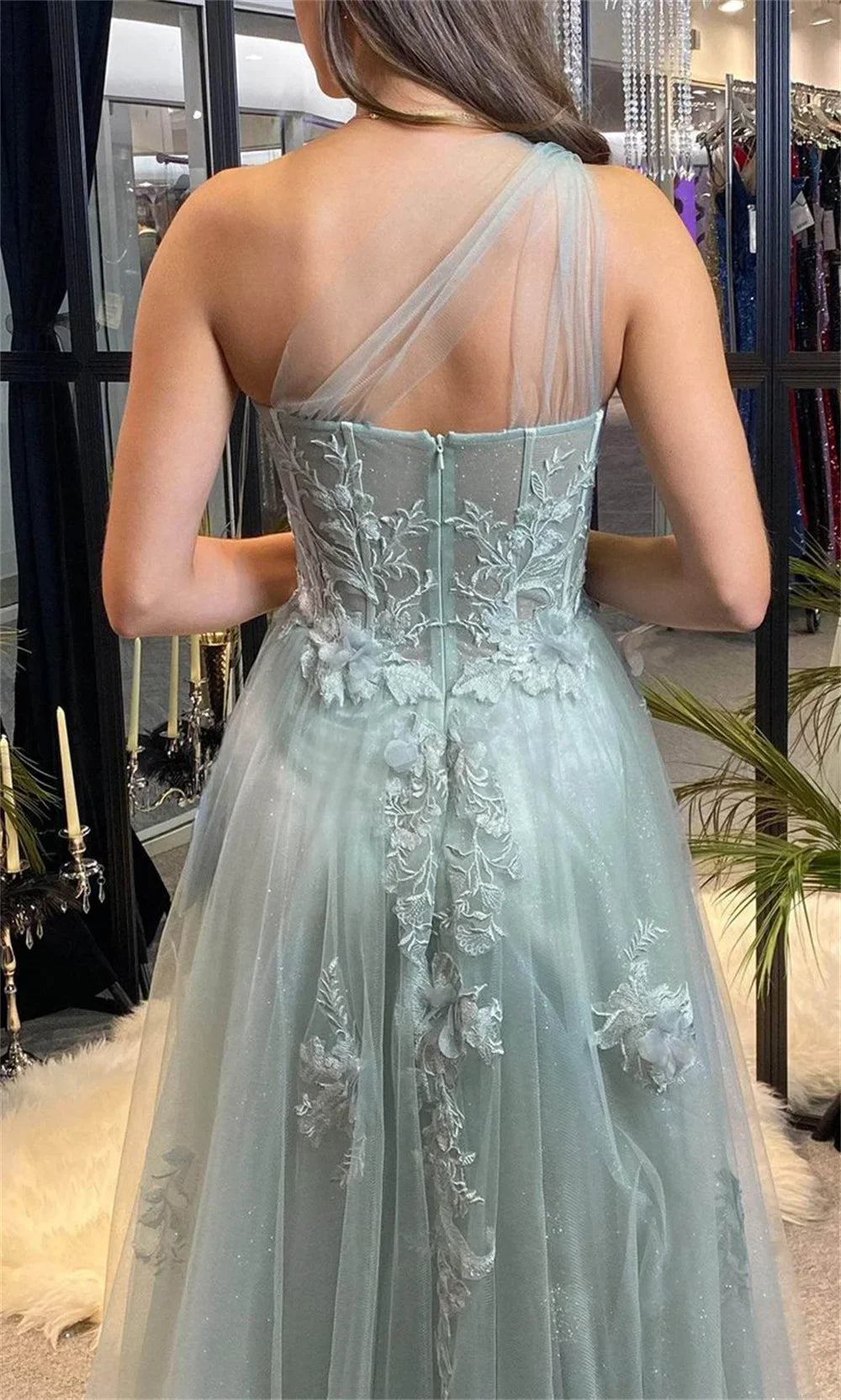 Prom Party Cocktail Evening Dresses Ball Gowns Wedding Party Dress Women Elegant Luxury Dress for Weddings Formal Customized green