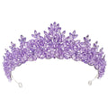 Luxury Princess Crowns For Women Crystal Queen Bridal Tiara Crown For Wedding Bride Headpiece Party Prom Hair Jewelry Diadem as picture 2