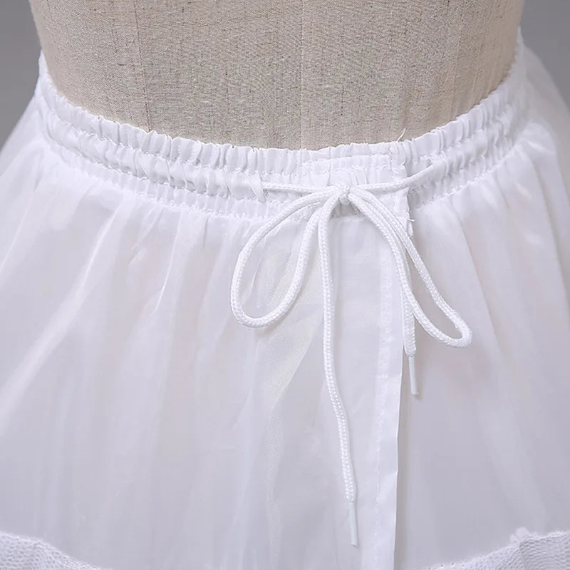 Bridal Wedding Petticoats 3 Hoops Crinoline Prom Underskirt Fancy Skirt Slip Bride Accessories