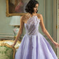 Robe de soirée de luxe lilas perlée de dubaï, élégante, festonnée, robes de bal formelles pour femmes arabes, pour fête de mariage 