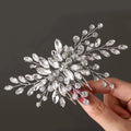 Luxury Bridal Hair Comb Wedding Hair Accessories Pearl Bride Side Combs Tiara For Women Girl Bridesmaids Hairpins Headpiece