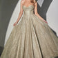 Glitters Evening Dresses Sparkly Plus size Bling Pleats Long A Line with Slit Spaghetti Straps Formal Party Prom Gowns